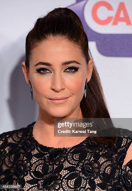 Lisa Snowdon attends on day 2 of the Capital FM Jingle Bell Ball at the 02 Arena on December 8, 2013 in London, England.