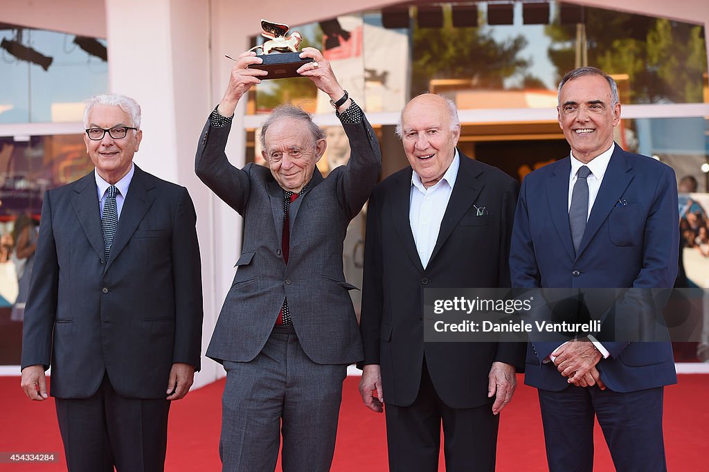 Frederick Wiseman Receives Golden Lion Lifetime Achievement - 71st Venice Film Festival