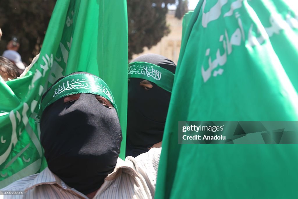 Solidarity protest for Hamas in Jerusalem