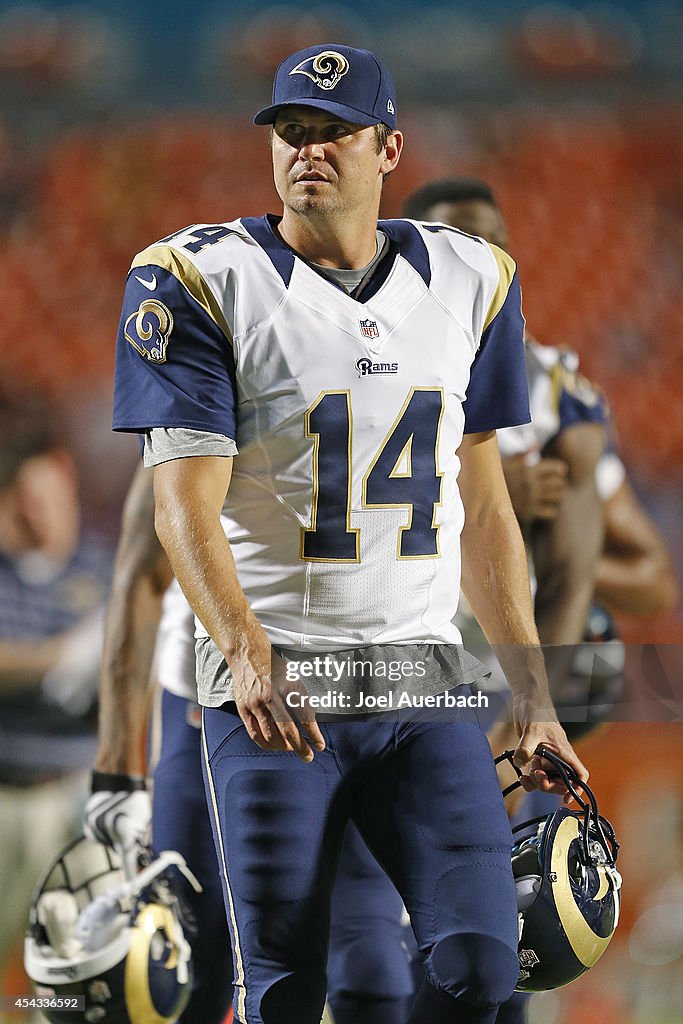 St. Louis Rams v Miami Dolphins