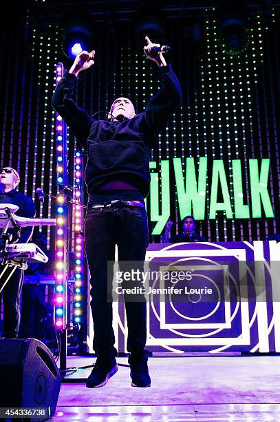 Prohgress, Kev Nish, and DJ Virman of Far East Movement perform at Universal CityWalk's Free Summer "Music Spotlight Series" at 5 Towers Outdoor...