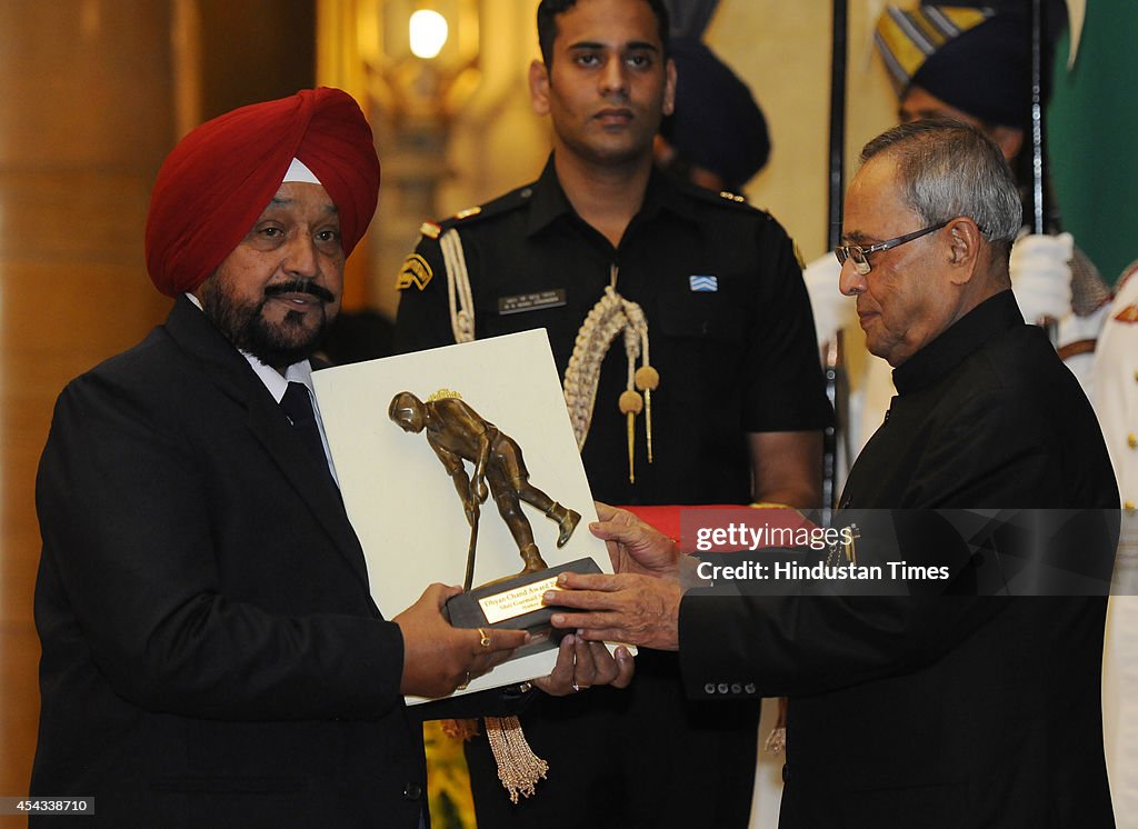 President Pranab Mukherjee Confers National Sports Awards