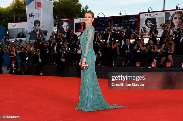 Elena Barolo attends the '99 Homes' - Premiere during the 71st Venice Film Festival on August 29, 2014 in Venice, Italy.