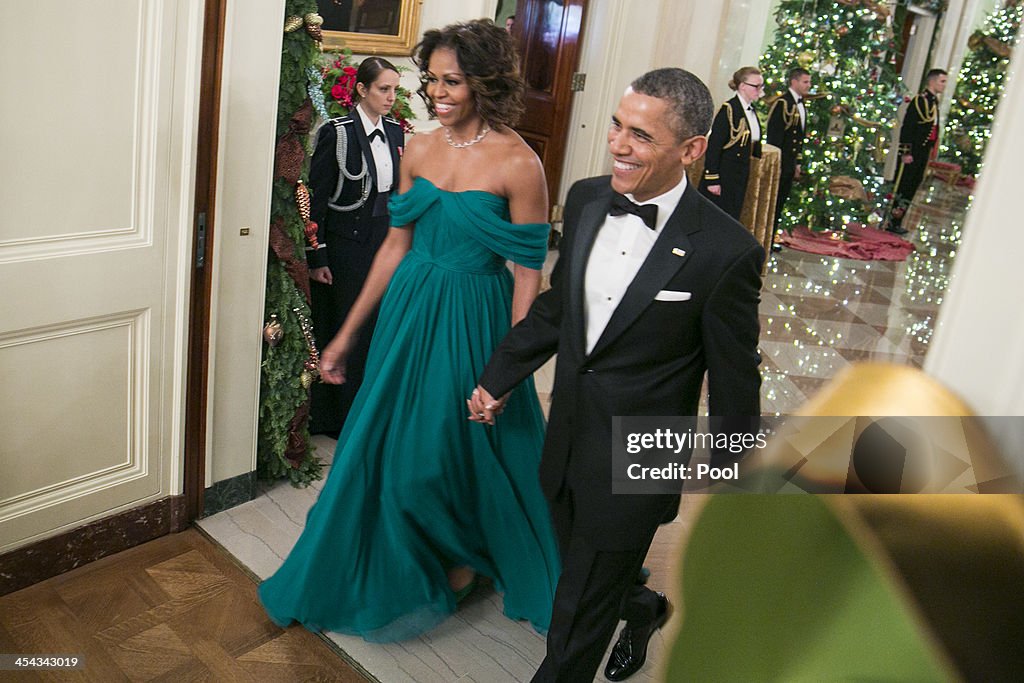 President Obama Hosts Kennedy Center Honorees At The White House