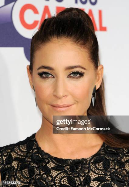Lisa Snowdon attends on day 2 of the Capital FM Jingle Bell Ball at 02 Arena on December 8, 2013 in London, England.