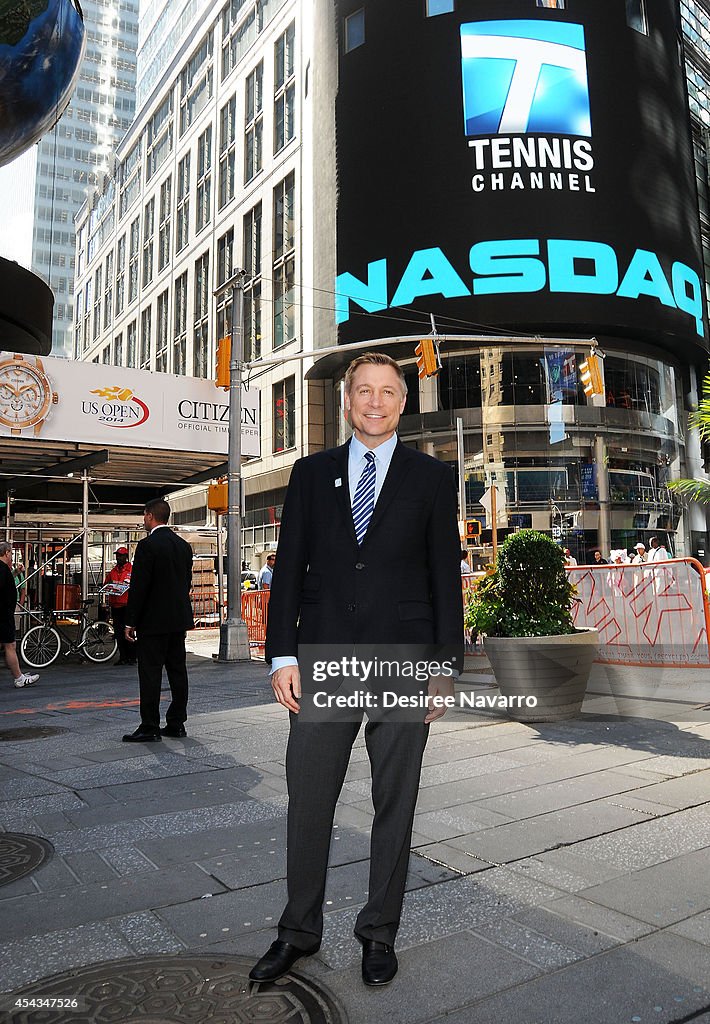 The Tennis Channel Rings The NASDAQ Opening Bell