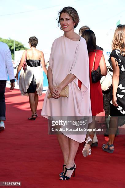 Ginevra Elkann attends the 'Anime Nere' Premiere during the 71st Venice Film Festival on August 29, 2014 in Venice, Italy.