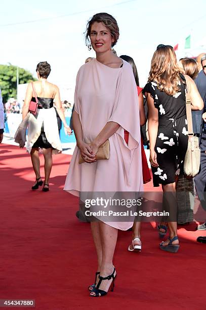 Ginevra Elkann attends the 'Anime Nere' Premiere during the 71st Venice Film Festival on August 29, 2014 in Venice, Italy.