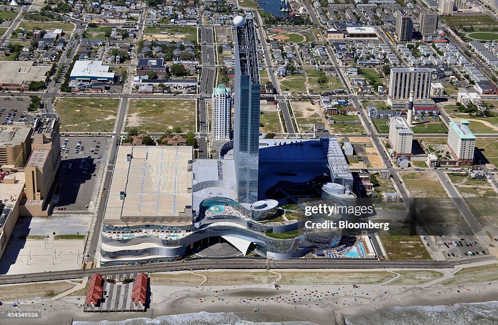 Aerial Views Of Atlantic City As Casinos To Retain 50% Of Revel Revenue