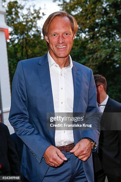 Gerhard Delling attends the 'Nacht der Medien' on August 29, 2014 in Hamburg, Germany.