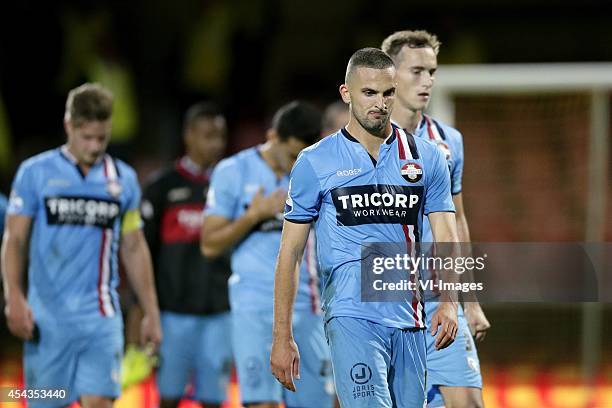 Ben Sahar of Willem II during the dutch eredivisie match between Go Ahead Eagles and Willem II at the Adelaarshorst on august 29, 2014 in Deventer,...