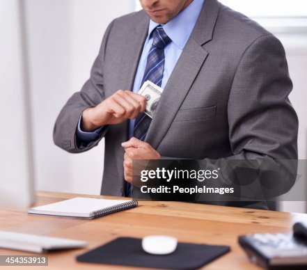 Keeping his assets close to the chest Keeping his assets close to the chest
