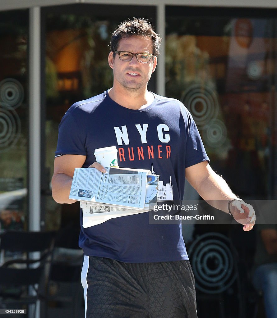 Celebrity Sightings In Los Angeles - August 29, 2014