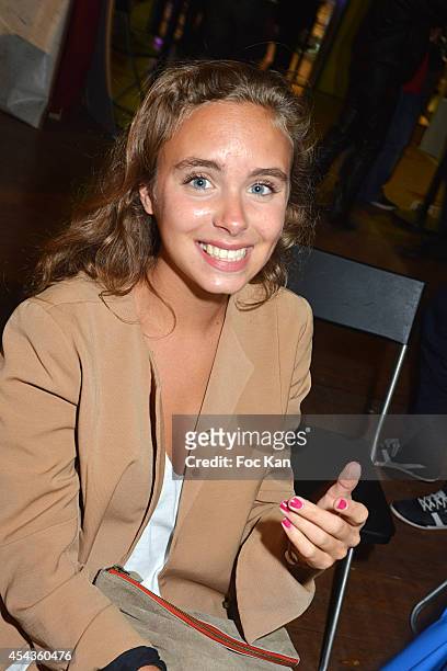 Mathilde Laffont daughter of Patrice Laffont attends the 'Fete A Neu Neu' At Porte De La Muette on August 29, 2014 in Paris, France.