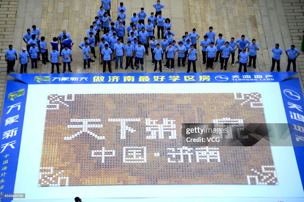 World's Largest Tea Cup Jigsaw In Jinan