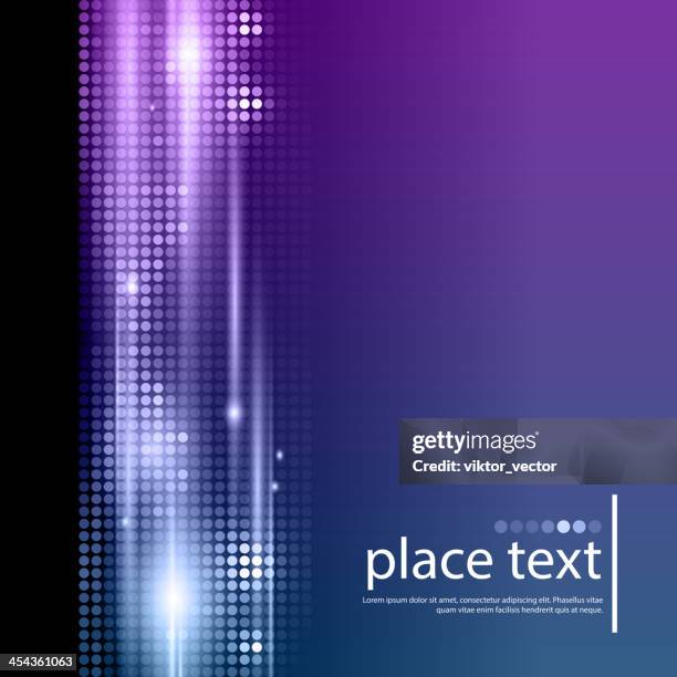 a disco design background in blue and pink - disco inferno stock illustrations