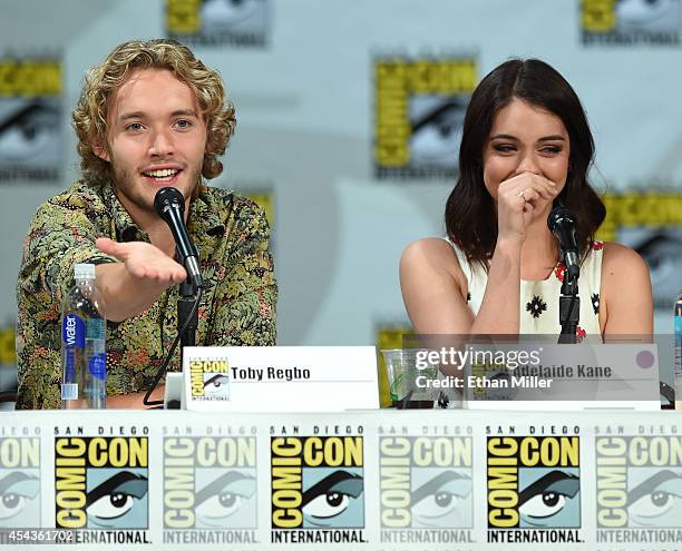 Actress Adelaide Kane, actor Toby Regbo and actress Megan Follows News  Photo - Getty Images