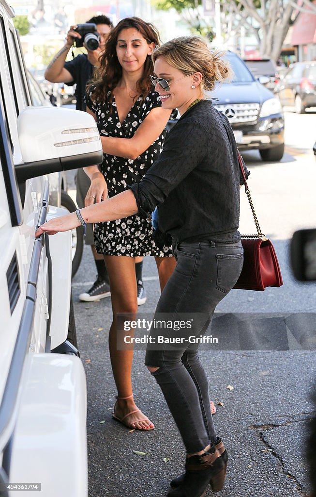 Celebrity Sightings In Los Angeles - August 29, 2014