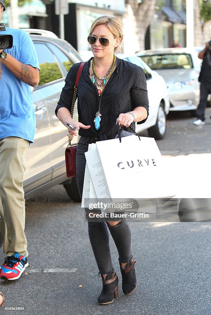 Celebrity Sightings In Los Angeles - August 29, 2014