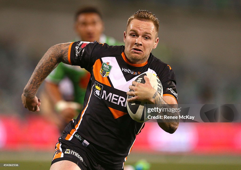 NRL Rd 25 - Raiders v Tigers