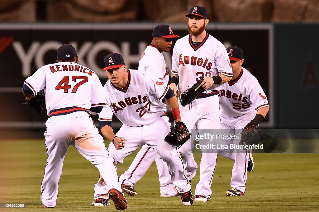 Oakland Athletics v Los Angeles Angels of Anaheim