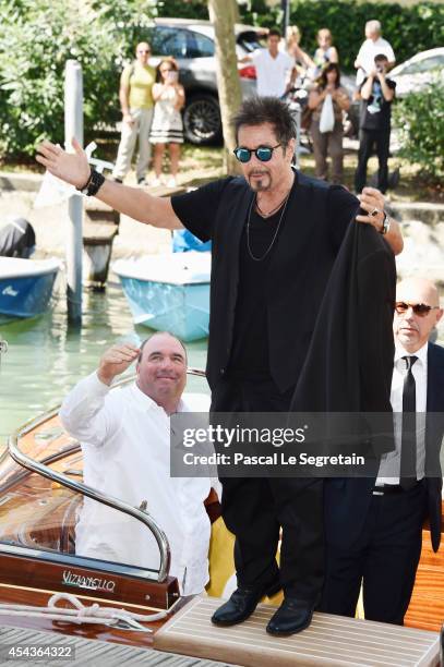 Actor Al Pacino is seen on day four of the 71st Venice International Film Festival on August 30, 2014 in Venice, Italy.