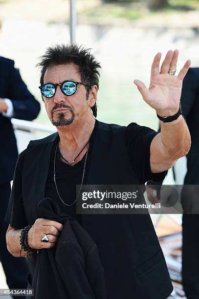 Al Pacino is seen on Day 4 of the 71st Venice International Film Festival on August 30, 2014 in Venice, Italy.