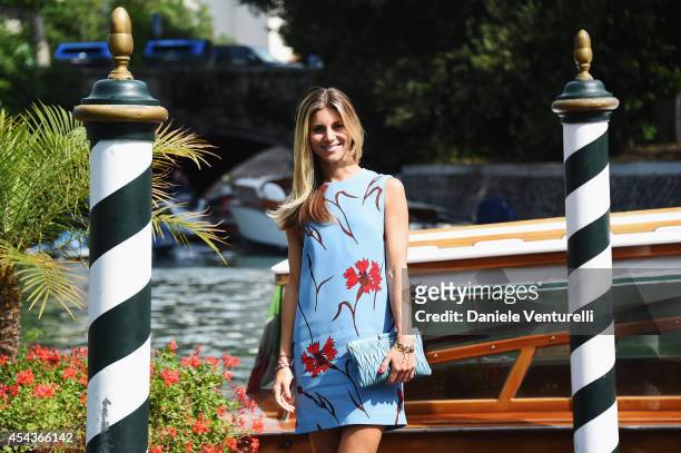 Actress Nicoletta Romanoff is seen on Day 4 of the 71st Venice International Film Festival on August 30, 2014 in Venice, Italy.