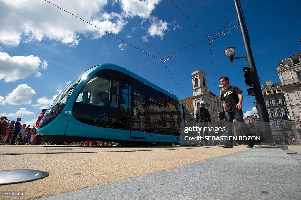 FRANCE-TRANSPORT-TRAM-BESANCON