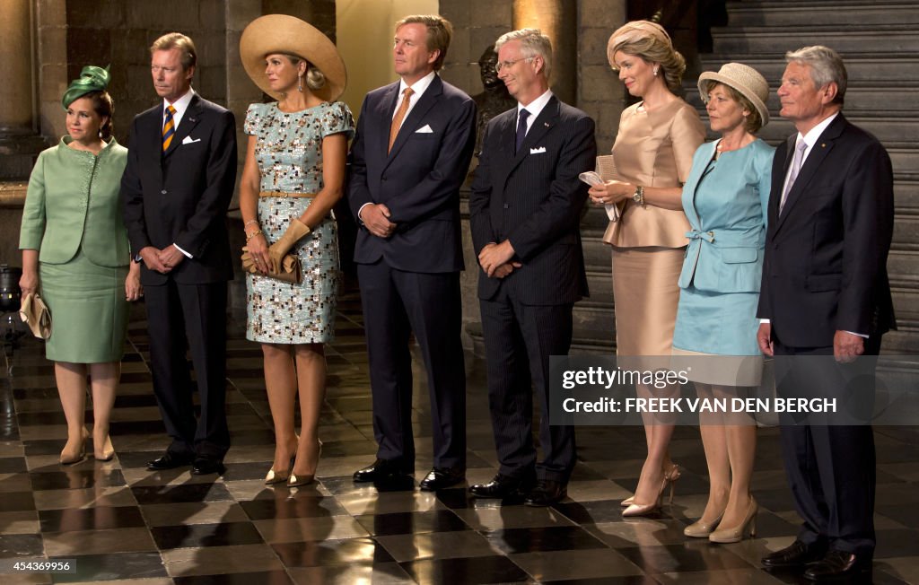 NETHERLANDS-ROYALS-ANNIVERSARY-DIPLOMACY