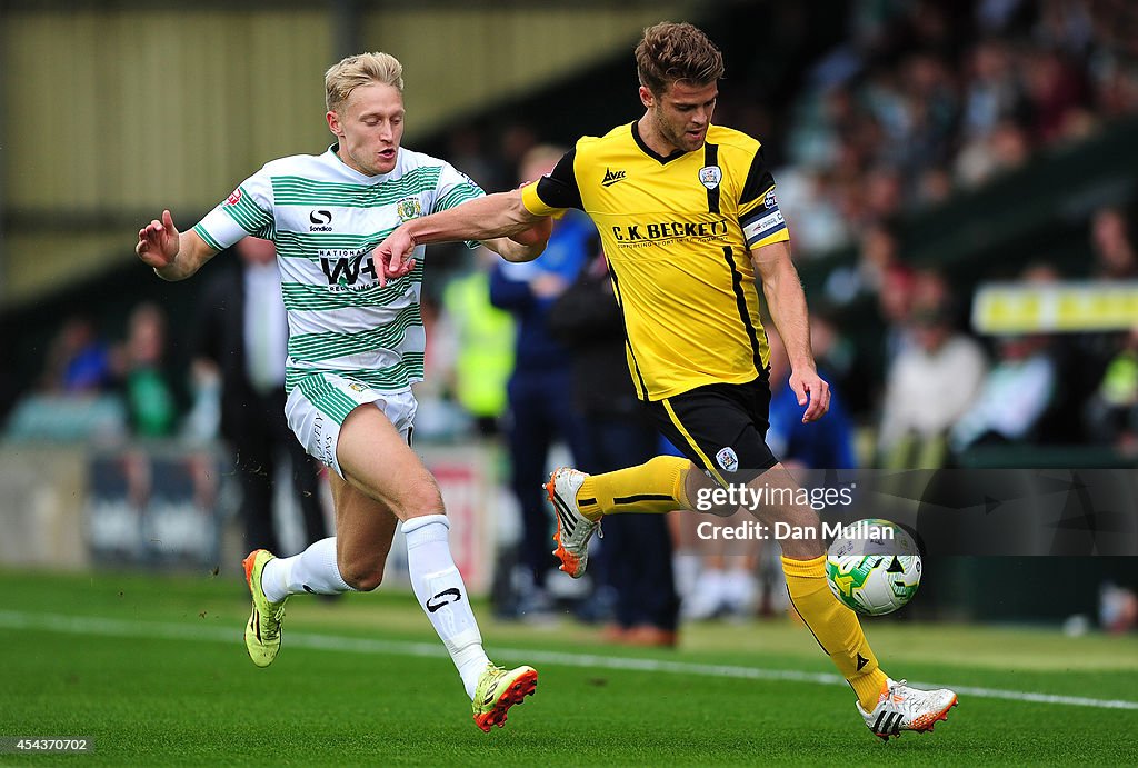 Yeovil Town v Barnsley - Sky Bet League One