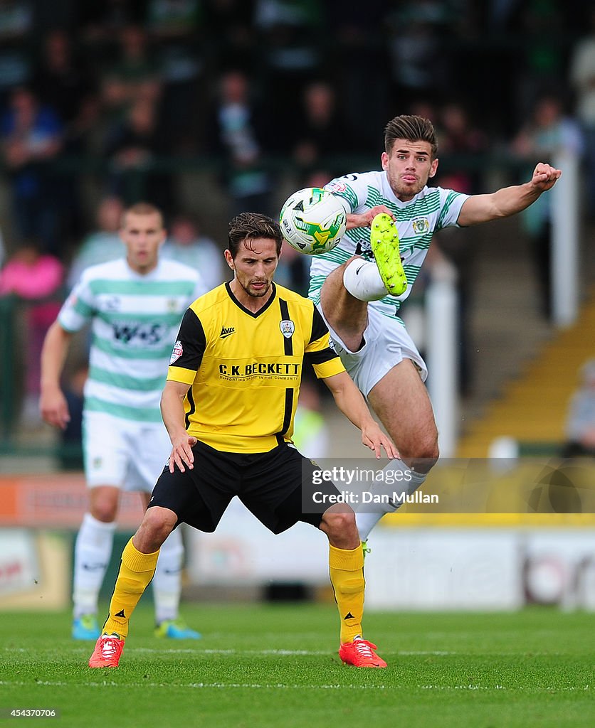 Yeovil Town v Barnsley - Sky Bet League One