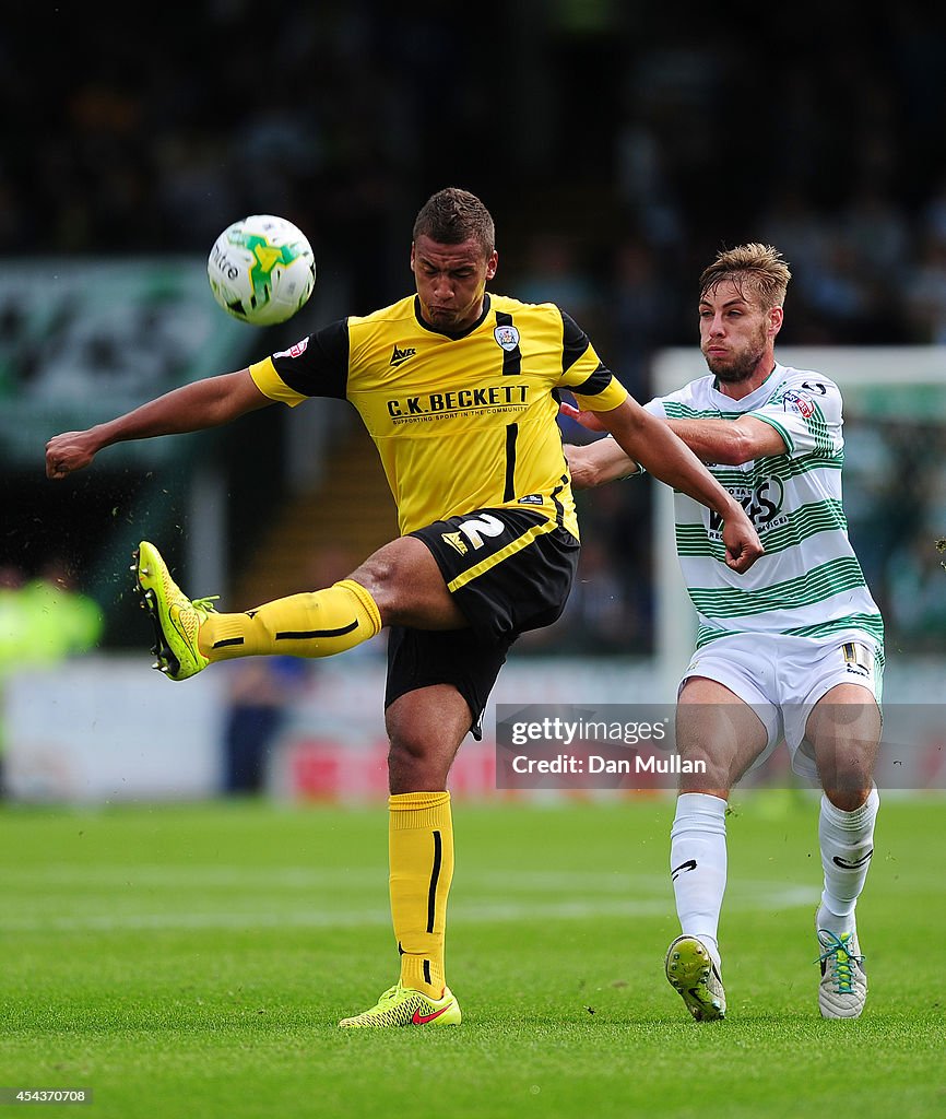 Yeovil Town v Barnsley - Sky Bet League One