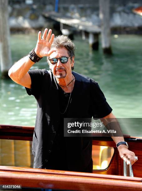 Actor Al Pacino is seen on day 4 of the 71st Venice International Film Festival on August 30, 2014 in Venice, Italy.