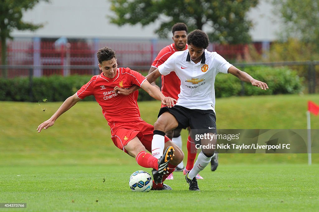 Liverpool v Manchester United: Barclays U18 Premier League