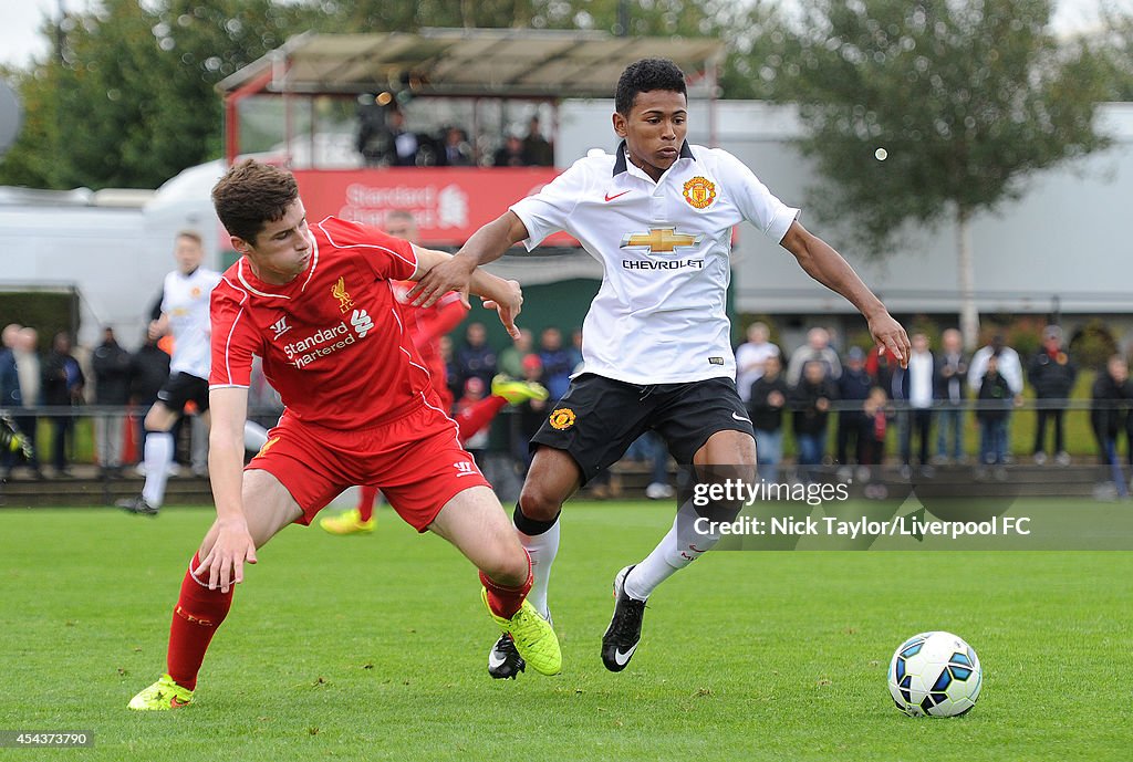 Liverpool v Manchester United: Barclays U18 Premier League