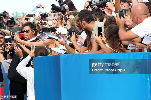 Al Pacino attends 'Manglehorn' Premiere during the 71st Venice Film Festival at Sala Grande on August 30, 2014 in Venice, Italy.