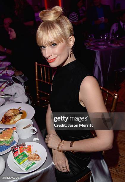 Actress Beth Behrs attends "TrevorLIVE LA" honoring Jane Lynch and Toyota for the Trevor Project at Hollywood Palladium on December 8, 2013 in...