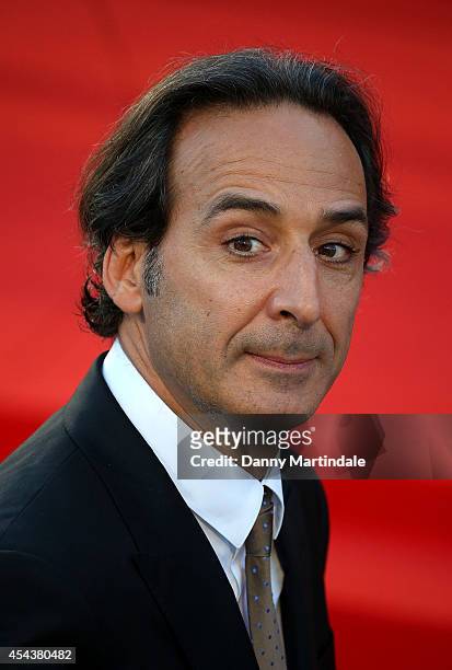 President of the Jury Alexandre Desplat attends the '3 Coeurs' premiere during the 71st Venice Film Festival on August 30, 2014 in Venice, Italy..