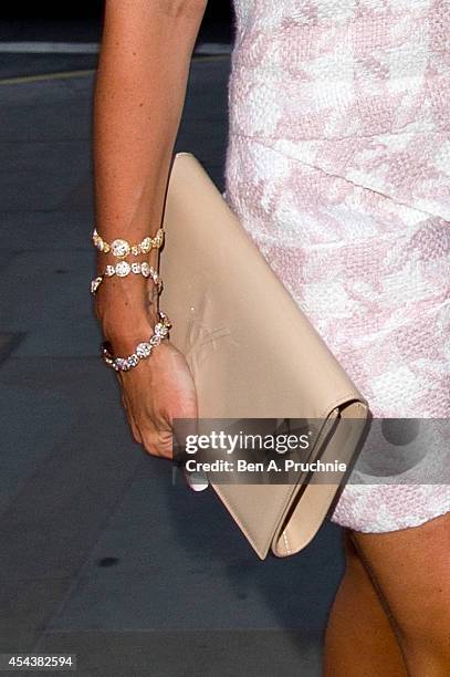 Tamara Ecclestone sighted arriving at Roka Mayfair on August 30, 2014 in London, England.