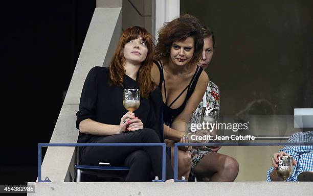 Nicole LaLiberte attends Day 3 of the 2014 US Open at USTA Billie Jean King National Tennis Center on August 27, 2014 in the Flushing neighborhood of...