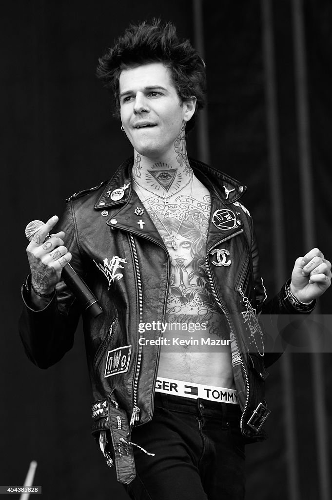 Jesse Rutherford Performance Jesse Rutherford of The Neighbourhood performs onstage at the 2014 ...