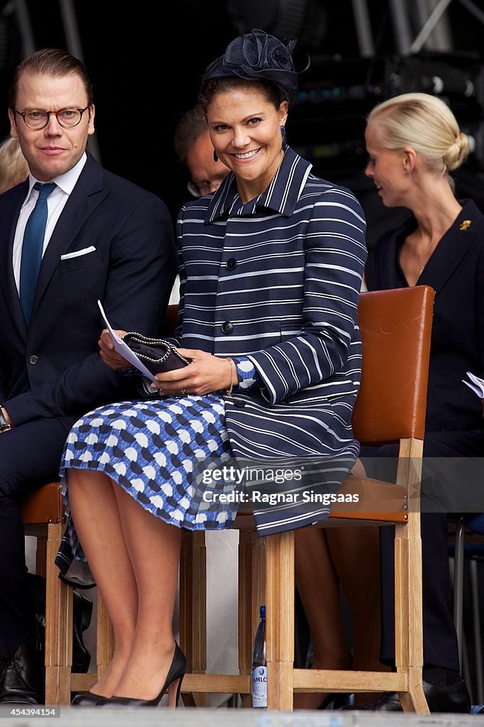 Swedish Royals Attend Celebrations To Mark the 1,000th Anniversary of Skara Diocese