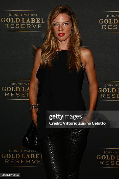 Allegra Versace attended JOHNNIE WALKER GOLD LABEL RESERVE and Vanity Fairs glamourous event, during the Venice Film Festival. The gold event...