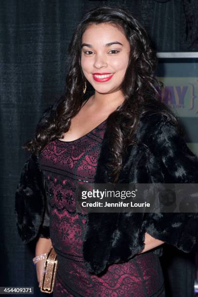Actress Katherine Alrear arrives at A New Way of Life's 15th Annual Gala at the Omni Los Angeles Hotel on December 8, 2013 in Los Angeles, California.