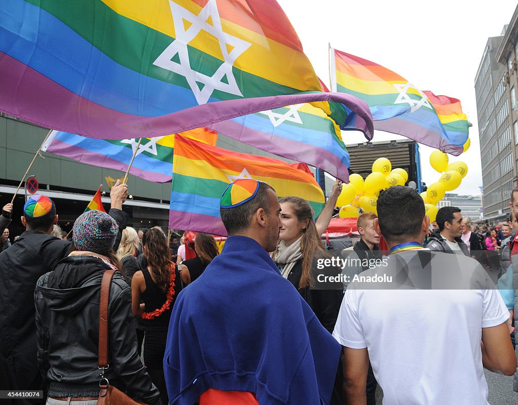 Gay Pride Parade in Copenhagen