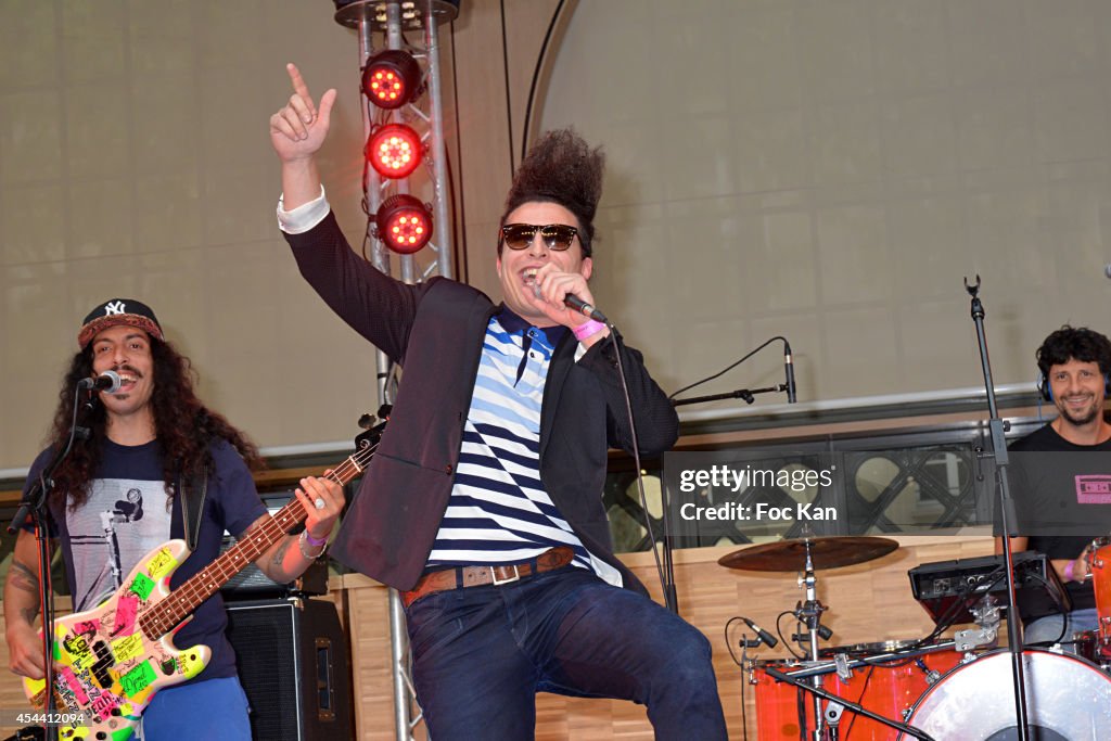 "Tous A Table" :  Party At Carreau Du Temple In Paris