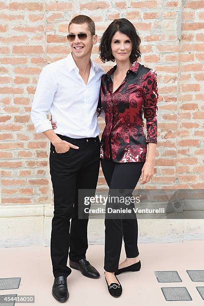 Cyril Descours and Alessandra Martines attend the Kineo Award Photocall during the 71st Venice Film Festival at Hotel Excelsior on August 31, 2014 in...