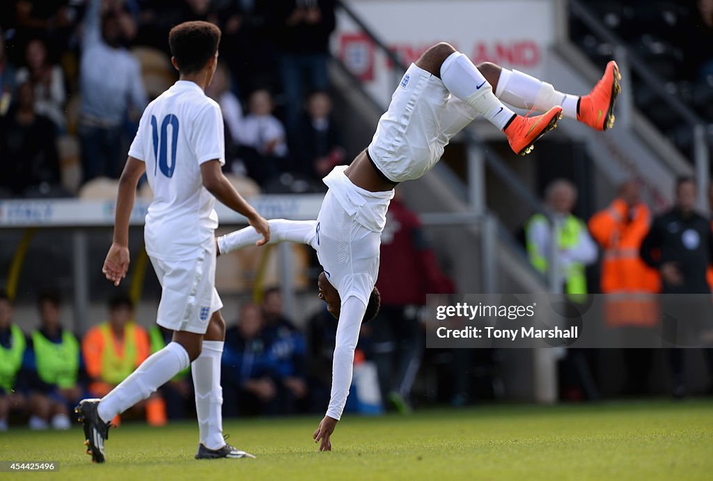 England v Italy: U17 International