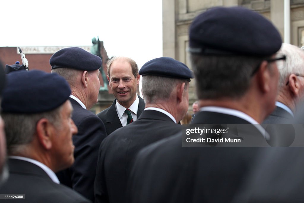 Pals Memorial Unveiled By The Earl of Wessex